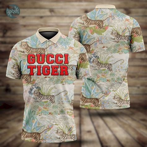 gucci polo shirt with tiger